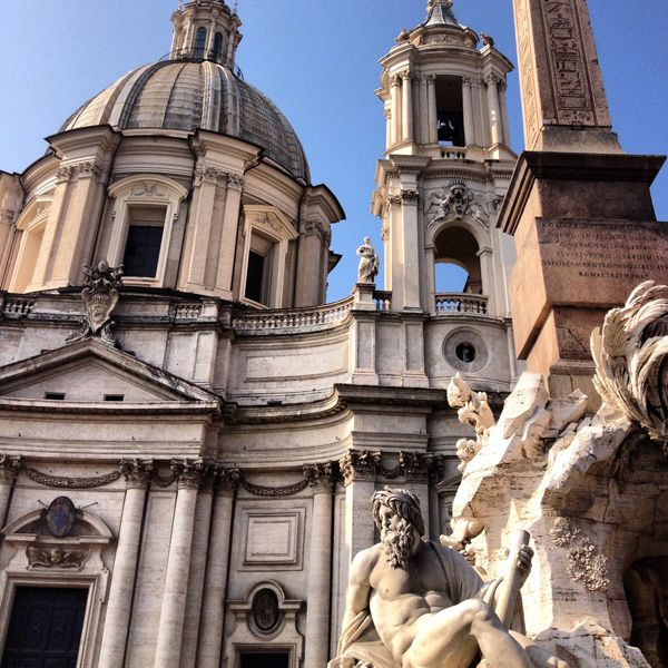 Piazza Navona - church